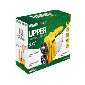 Lanterna Led Upper Recarregavel Amarela Taschibra