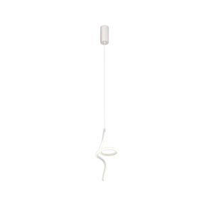 Pendente LED Cairo 10W Luz Amarela 3000K Branco - 65051082 - Taschibra