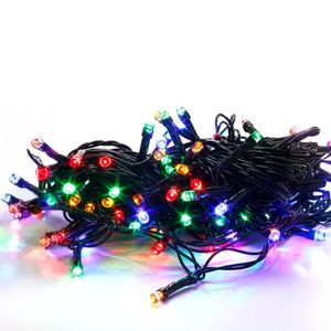 Pisca-pisca com 100 Leds 8 Funções Isol Vd 220V Colorido - Taschibra