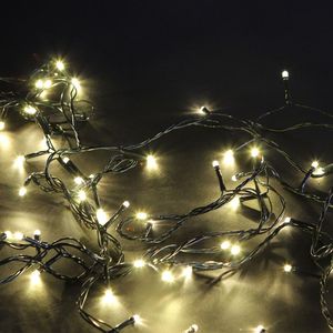 Pisca-pisca com 200 Leds 8 Funções Isol Verde 220V 3000K - Taschibra