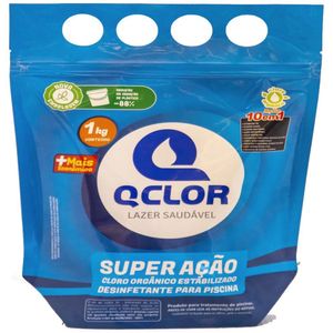 Cloro Super Ação Q Clor 1Kg Stand Up Pouch Quimil