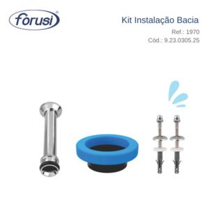 Kit instalação para bacia acoplada Forusi