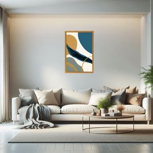 Quadro Decorativo Geometrico 40X60cm 100/1 Art Frame