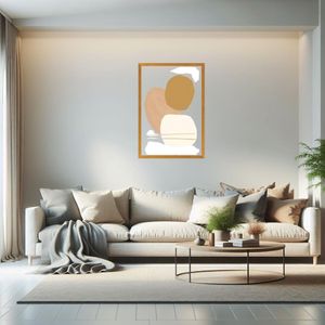 Quadro Decorativo Geometrico 40X60cm 100/3 Art Frame