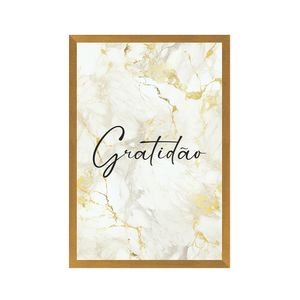Quadro Decorativo Gratidão 40X60cm 100/7 Art Frame
