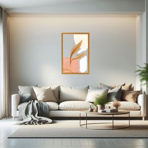 Quadro Decorativo Geometrico 40X60cm 100/4 Art Frame