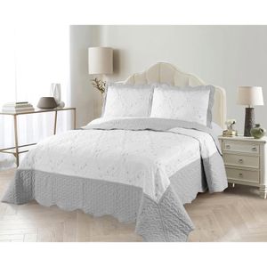 Kit Colcha Sortido Casal Bordada 220x240cm 100% Poliéster Maison Rozac