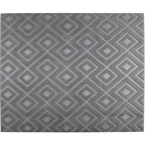 Tapete De Sala 100X140cm Monte Carlos Ankara Chumbo Rozac