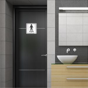 Placa De Sinalizacao - Sanitario Masculino - Preto Aluminio 15x15 cm Sinalize