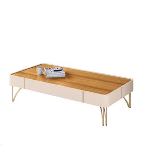 Mesa De Centro Cadenza Offwhite|Cinanomo 31X132cm Hb Móveis