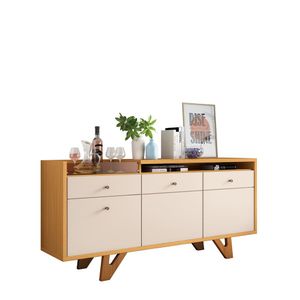 Buffet Sollare Cinanomo|Offwhite 76X160cm Hb Móveis