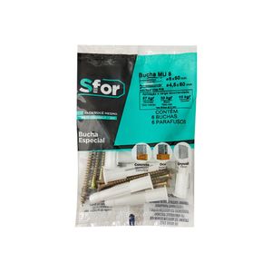 Parafuso Chip Phs 4,5X60 + Bucha Mu 8 Mm - 6 Pc 264 Sfor