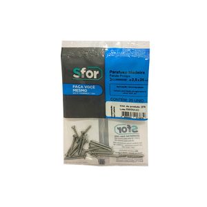 Parafuso Madeira Phs 2,5X25 - 20 Pc 278 Sfor
