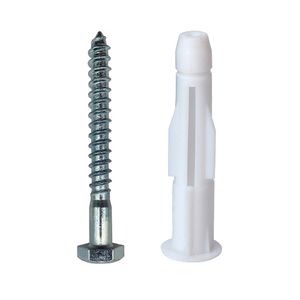 Parafuso Sextavado Soberba 1/4X65 + Bucha Mu 10 Mm - 25 Pc 243 Sfor
