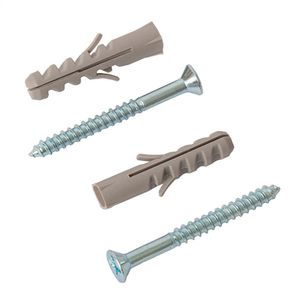 Parafuso Madeira Phs 6,1X65 + Bucha Nylon 10 Mm - 25 Pc 231 Sfor