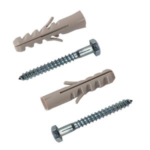 Parafuso Sextavado Soberba 1/4X55 + Bucha Nylon 10 Mm - 5 Pc 237 Sfor