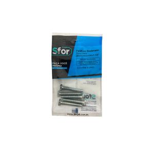 Parafuso Sextavado Zincado Rosca Inteira E.1/4X1.1/2 - 5 Pc 2310 Sfor