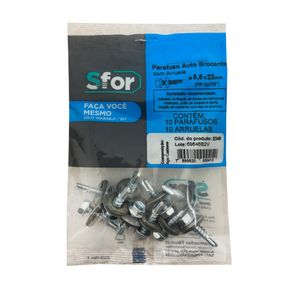 Parafuso Auto Brocante Com Arruela F#12X7/8 - 10 Pc 2349 Sfor