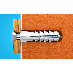Parafuso Madeira Phs 6,1X65 + Bucha Sd Plastica 10 Mm (Caixa Profissional) - 40 Pc 2710 Sfor