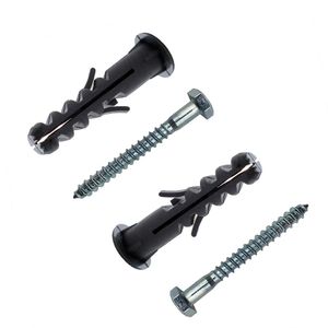Parafuso Sextavado Soberba 1/4X55 + Bucha Plastica Com Aba 10 Mm - 2 Pc 3465 Sfor