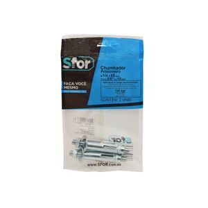 Chumbador Prisioneiro 1/4X65 - 2 Pc 3983 Sfor