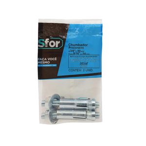 Chumbador Prisioneiro 3/8X80 - 2 Pc 3985 Sfor