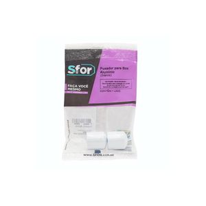 Puxador Para Box Aluminio Branco - 1 Pc 4483 Sfor