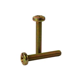 Parafuso Para Suporte De Tv 6X35 Mm Bricromatizado + Arruela - 4 Pc 5212 Sfor