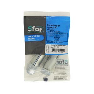 Chumbador Cb 1/2X3 - 2 Pc 5984 Sfor