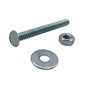 Parafuso Maquina Redonda 5/32X5/8 + Porca E Arruela - 5 Pc 6347 Sfor