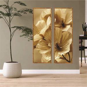 Quadro Canvas 50X150 130|7 Flor Art Frame