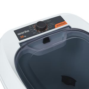 Lavadora Semi Automatica 20Kg Premium com 10 Programas de Lavagem Branco 220V - LWBE201T - Wanke