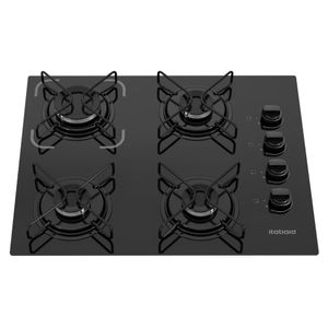 Cooktop 4 Bocas Essencial Preto Bivolt - Itatiaia