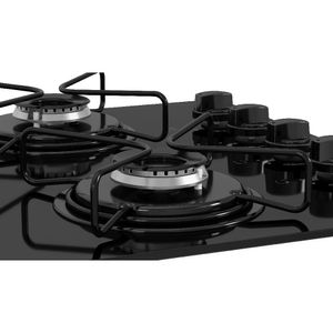 Cooktop 4 Bocas Essencial Preto Bivolt - Itatiaia