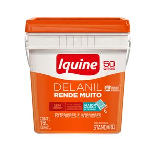Tinta Acrílica Fosco Standard Delanil Rende Muito Rondon 15L - Iquine