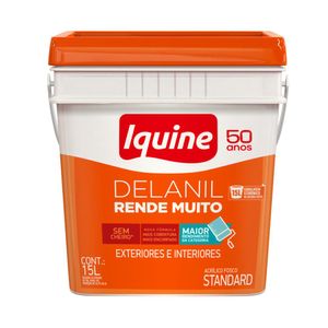 Tinta Acrílica Fosco Standard Delanil Rende Muito Caju 15L - Iquine