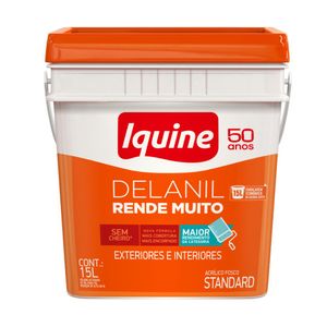 Tinta Acrílica Fosco Standard Delanil Rende Muito Cacoal 15L - Iquine