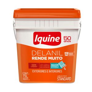 Tinta Acrílica Fosco Standard Delanil Rende Muito Arara Azul 15L - Iquine
