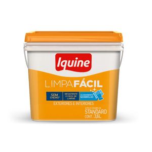 Tinta Acrílica Semibrilho Standard Limpa Fácil Pérola 3,6L - Iquine