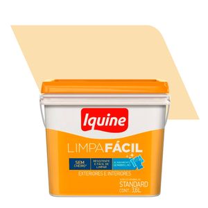 Tinta Acrílica Semibrilho Standard Limpa Fácil Palha 3,6L - Iquine