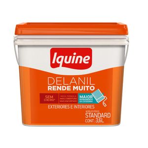 Tinta Acrílica Fosco Standard Delanil Rende Muito Arara Azul 3,6L - Iquine