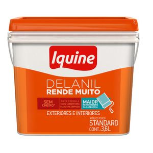 Tinta Acrílica Fosco Standard Delanil Rende Muito Boi Caprichoso 3,6L - Iquine