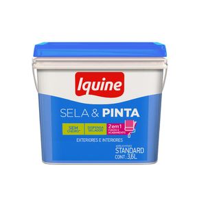 Tinta Acrílica Fosco Standard Sela & Pinta Branco Gelo 3,6L - Iquine