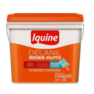 Tinta Acrílica Fosco Standard Delanil Rende Muito Rondon 3,6L - Iquine
