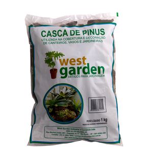 Casca De Pinus 1Kg West Garden