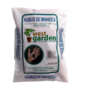 Humus De Minhoca 2Kg Premium West Garden