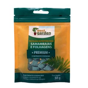 Pastilhas Nutritivas Para Samambaia Premium 50G West Garden