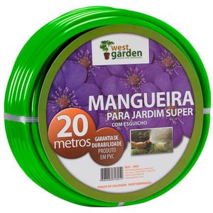 Mangueira Para Jardim Super 20M Com Esguicho West Garden
