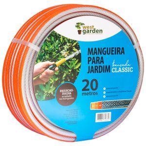 Mangueira Trançada Classic 20M Com Esguicho West Garden