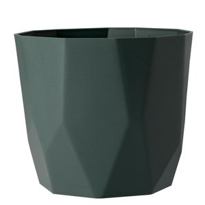 Vaso Cachepot Diamante 16X15Cm Verde Militar West Garden